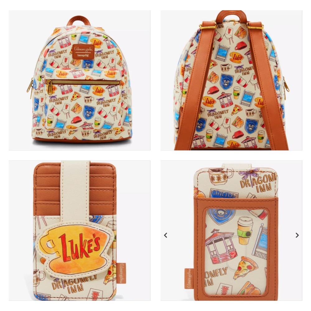 Loungefly Gilmore Girls Icons Mini Backpack & Cardholder